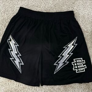 Eric Emanuel EE Bolt Black Shorts - Medium